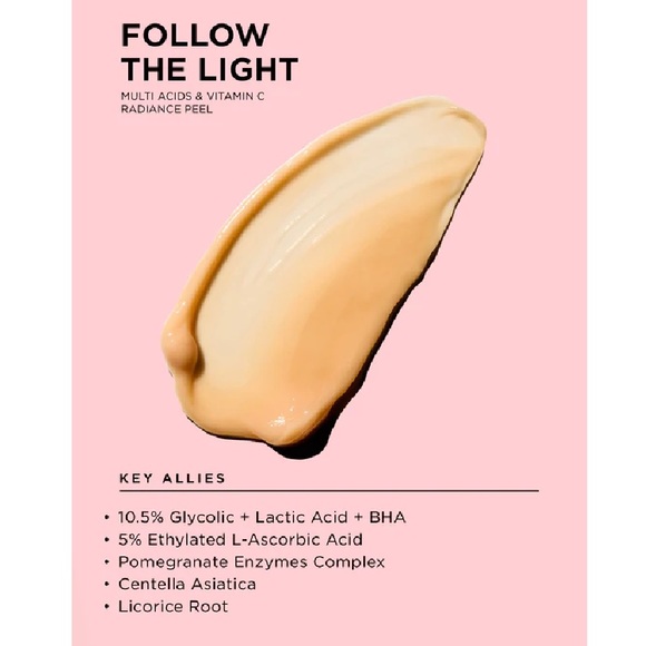 *NEW* PSA FOLLOW THE LIGHT MULTI ACIDS & VITAMIN C RADIANCE PEEL, 1.7 o z - Picture 4 of 13